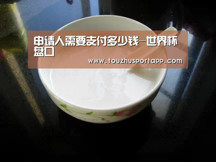 申请人需要支付多少钱-世界杯盘口(图3) 世界杯盘口